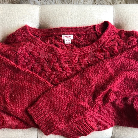 Mossimo Supply Co. Sweaters - Mossimo Chunky Red Knit XXL